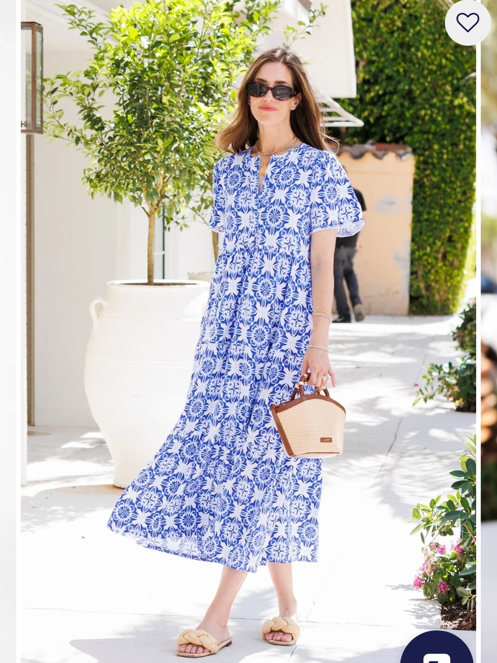NWOT Duffield Lane Taryn Dress Amalfi Tiles